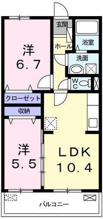 カーサ・コルソの物件間取画像